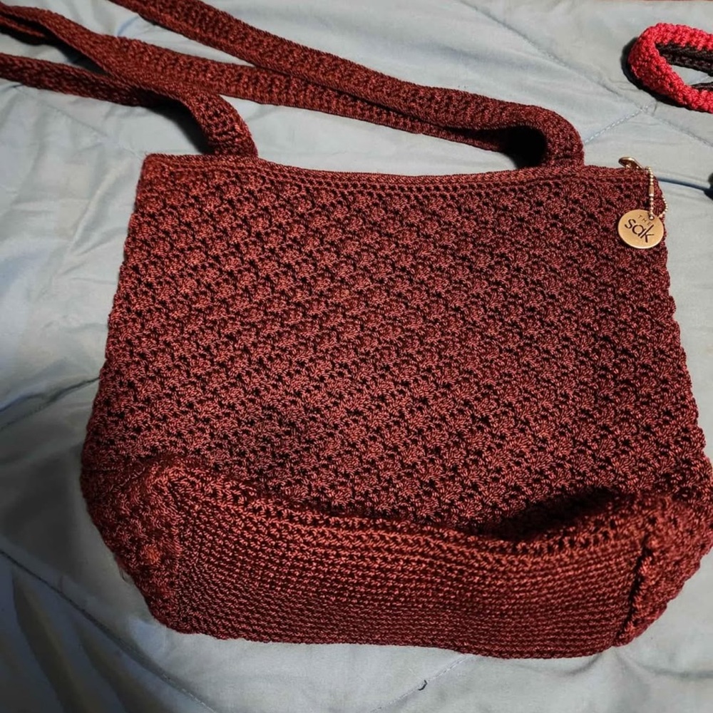 Elegant Wine The Sak Knit Women's Bag